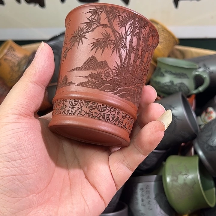 茶杯紫砂全手工紫砂主人杯