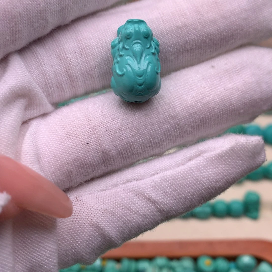 手工精工雕刻貔貅直径11小微