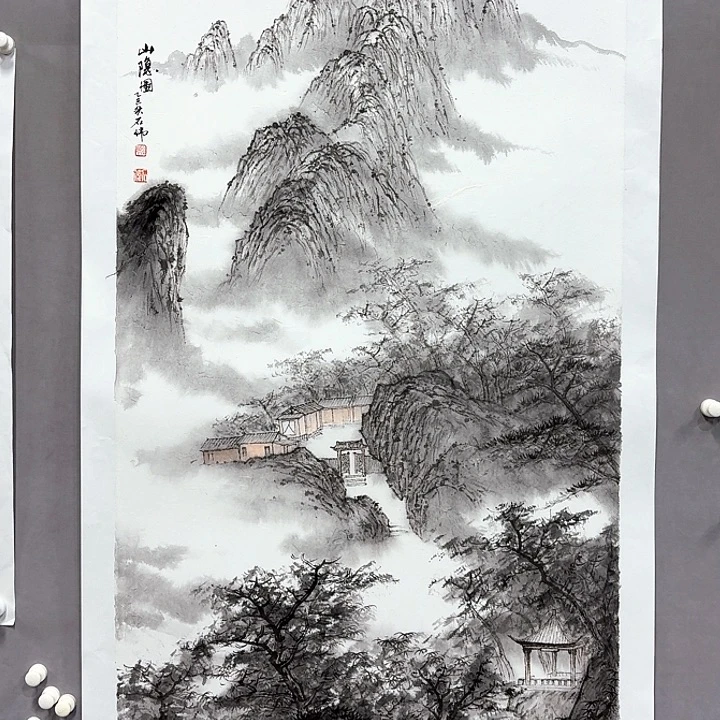 国画亲笔手绘放心去藏