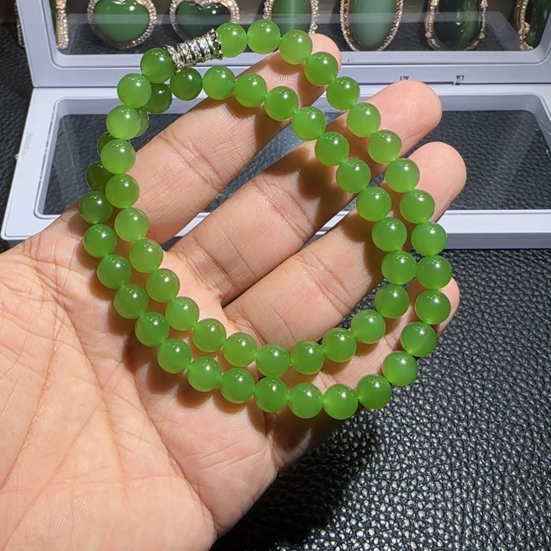 未镶嵌手链和田玉（碧玉）油*油