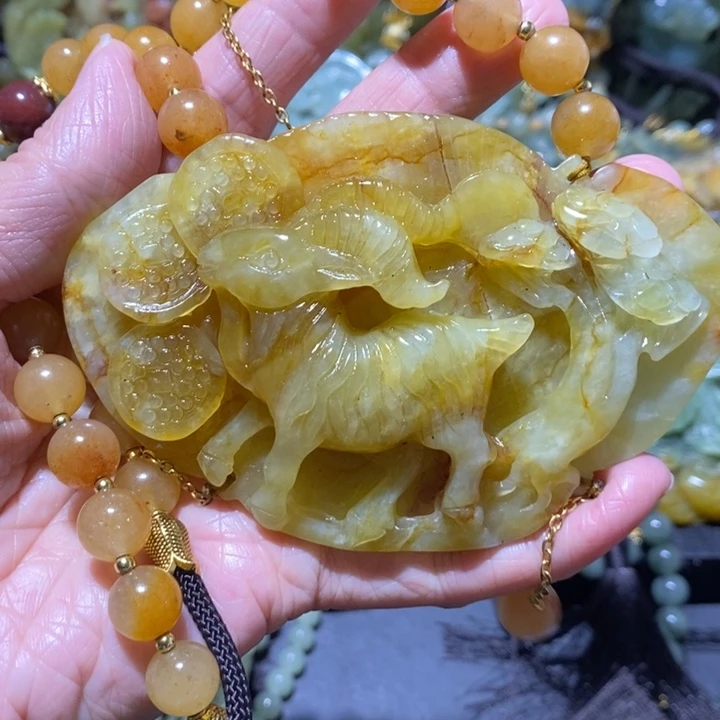 岫玉岫玉吊坠未镶嵌