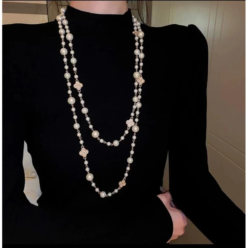 合金项链 合金项链 【荷韵】新中式国风女装服饰配链202431