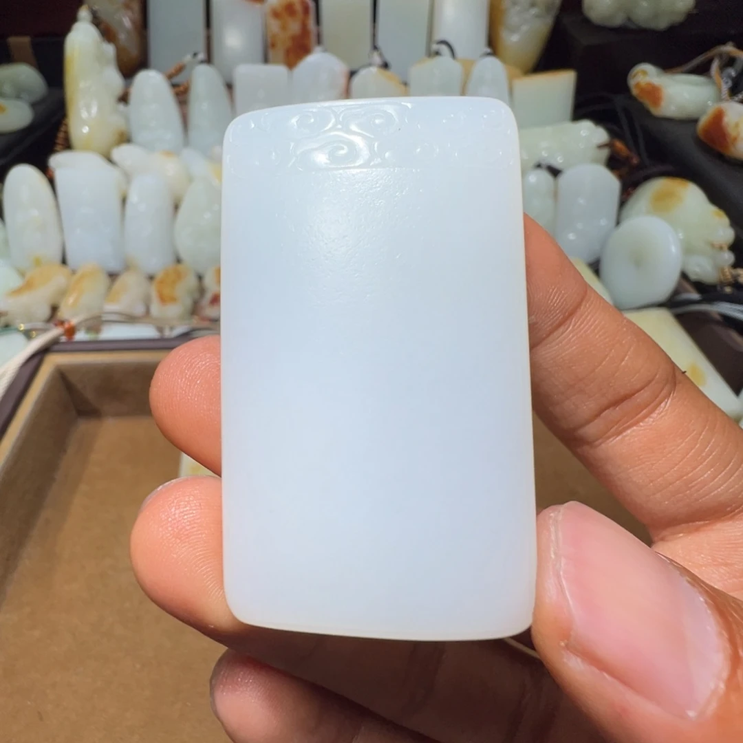 和田玉吊坠(不含链)未镶嵌修*