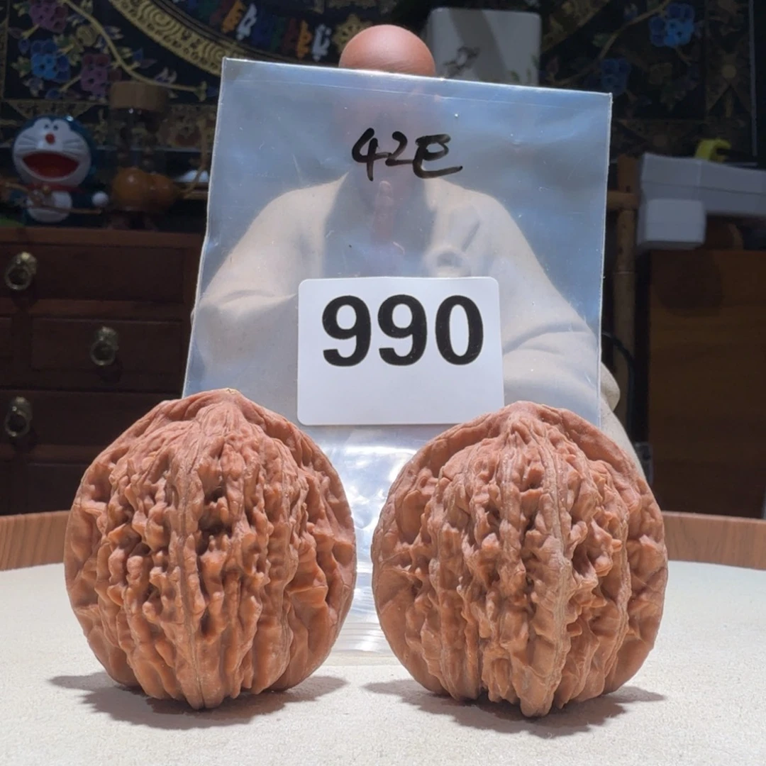 文玩核桃吊坠四座楼