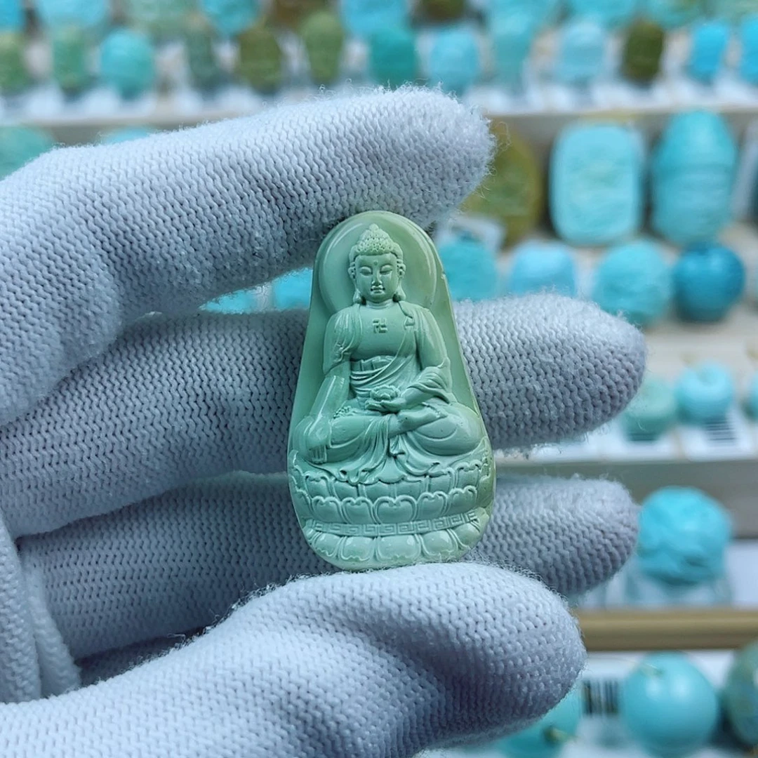 绿松石未镶嵌珠宝奇石