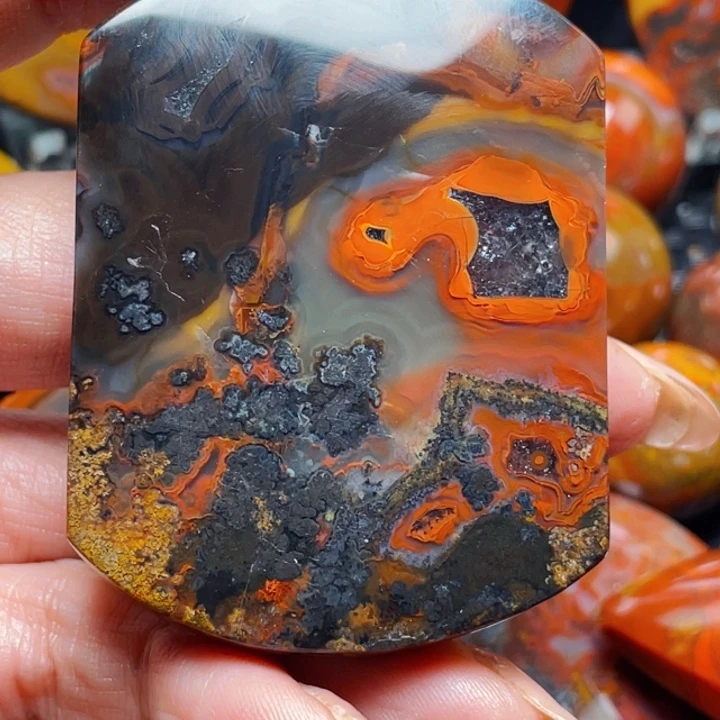 玛瑙/玉髓战国红玛瑙挂件未镶嵌维*