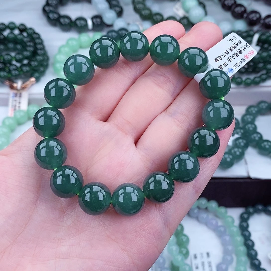 ꧁***꧂翡翠未镶嵌毛衣链