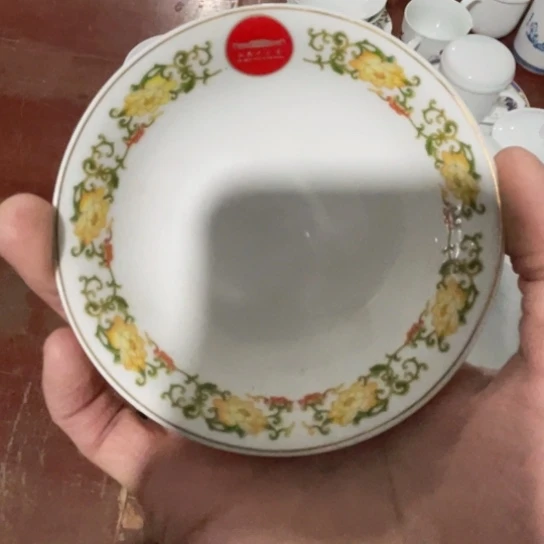 瓷片陶瓷陶瓷10厘米红叶人堂