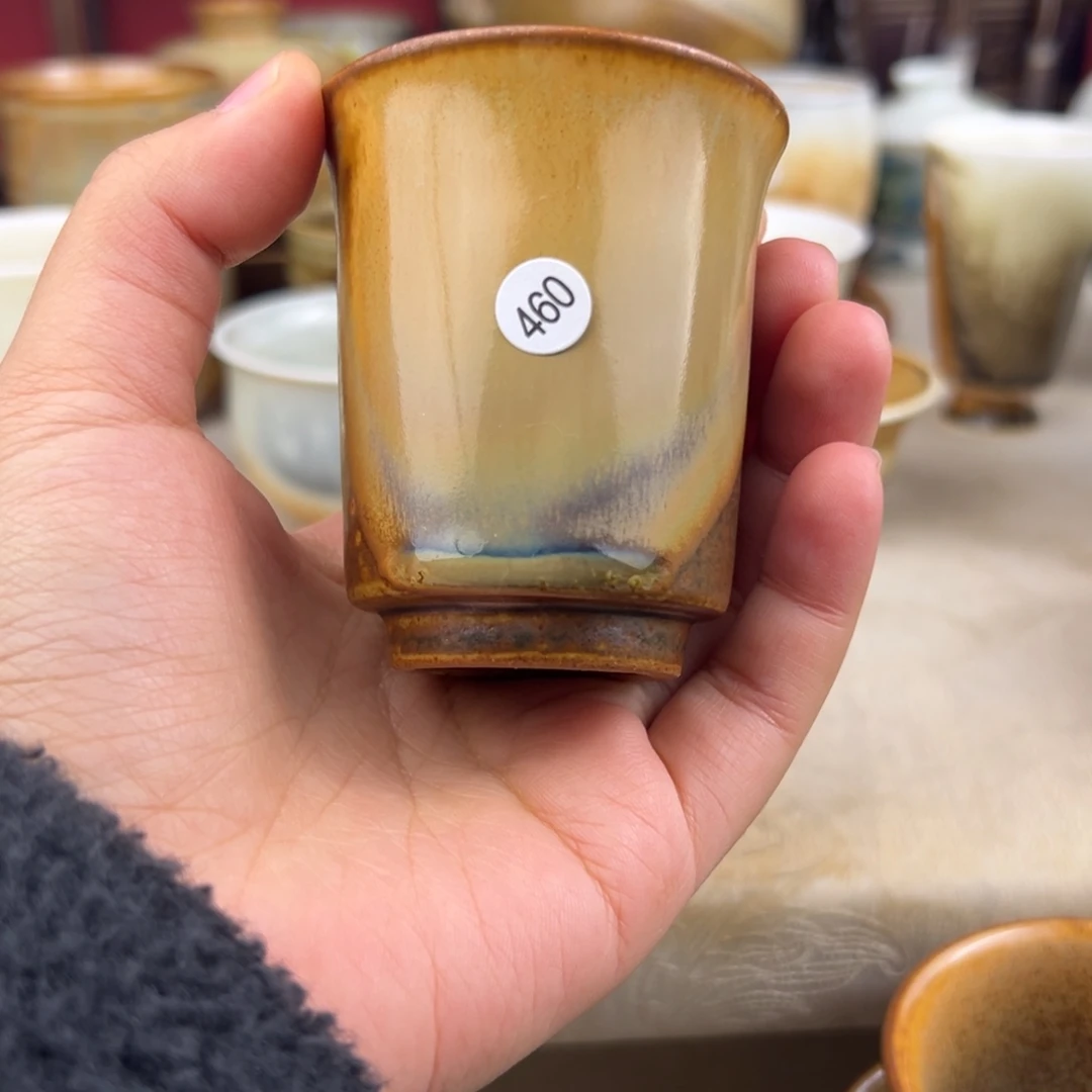 杯纯手工柴烧主人杯