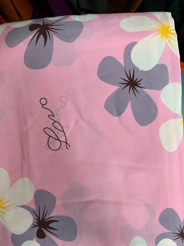 粉花 夹被布料活动价