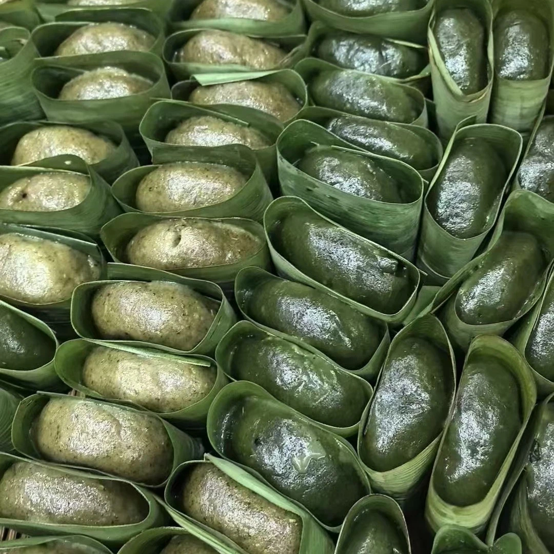 湖南邵阳特色艾草水蜜粑软糯清香手工美食充饥抗饿零食
