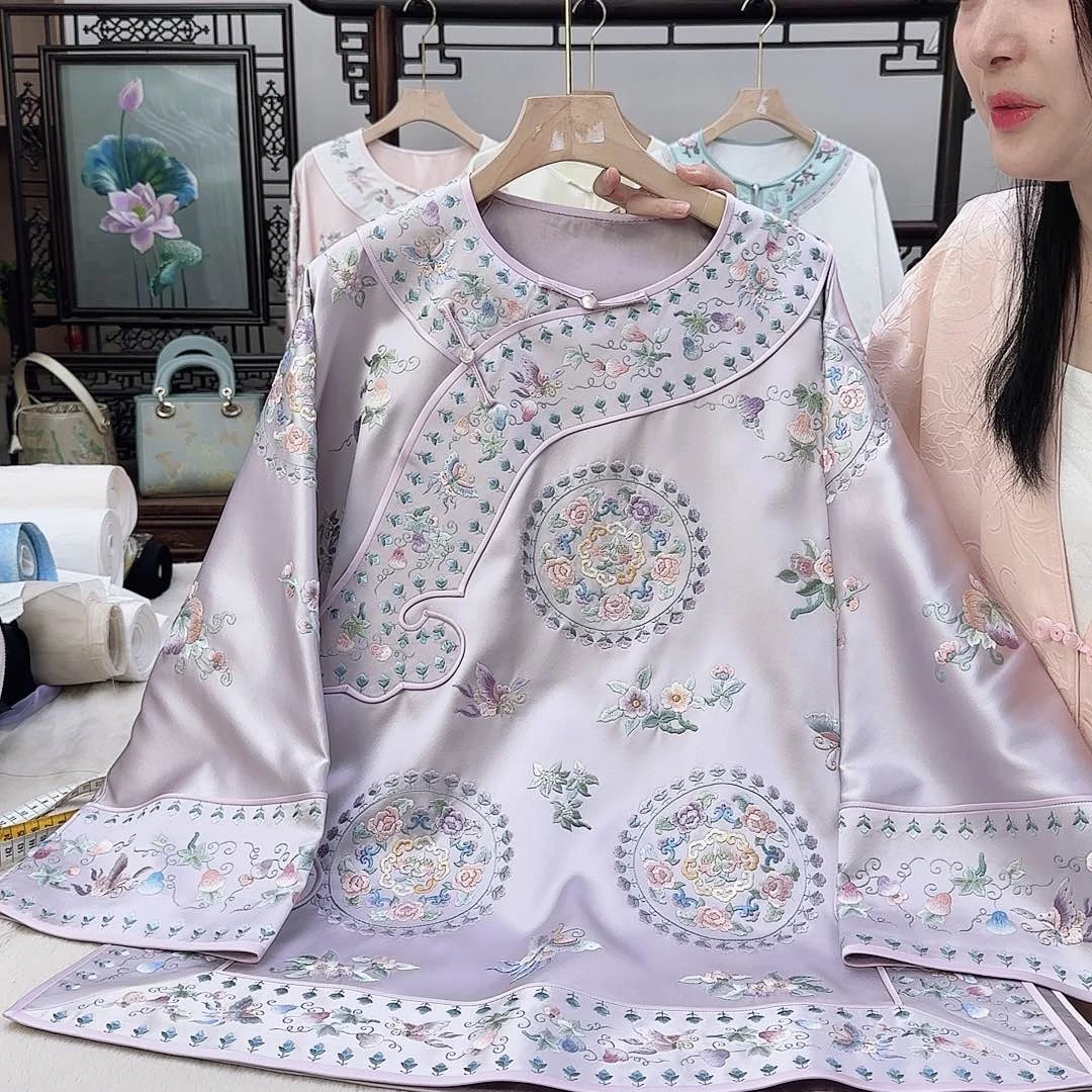 5上新苏绣太太服胸围110