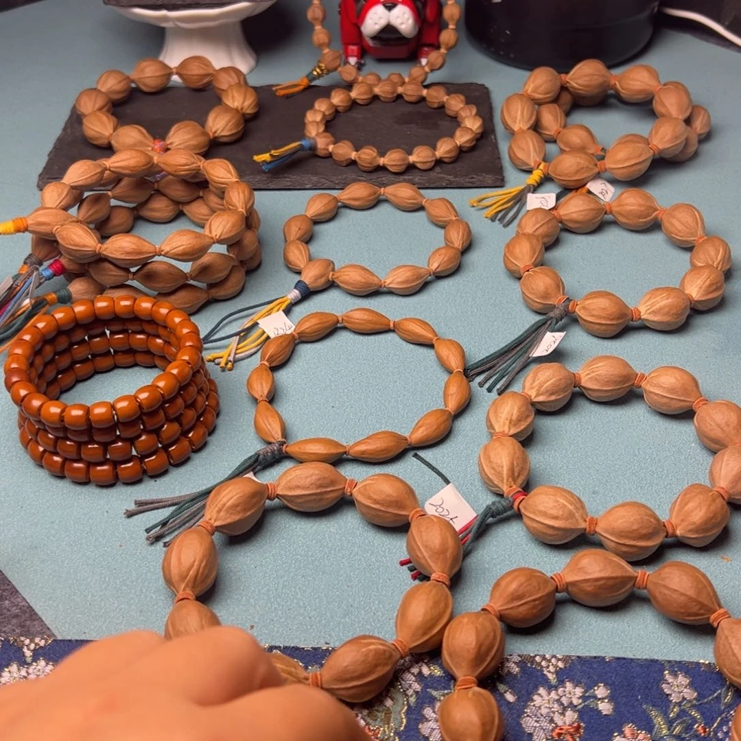 乔***木橄榄核手串/手链原生态梅林铁核