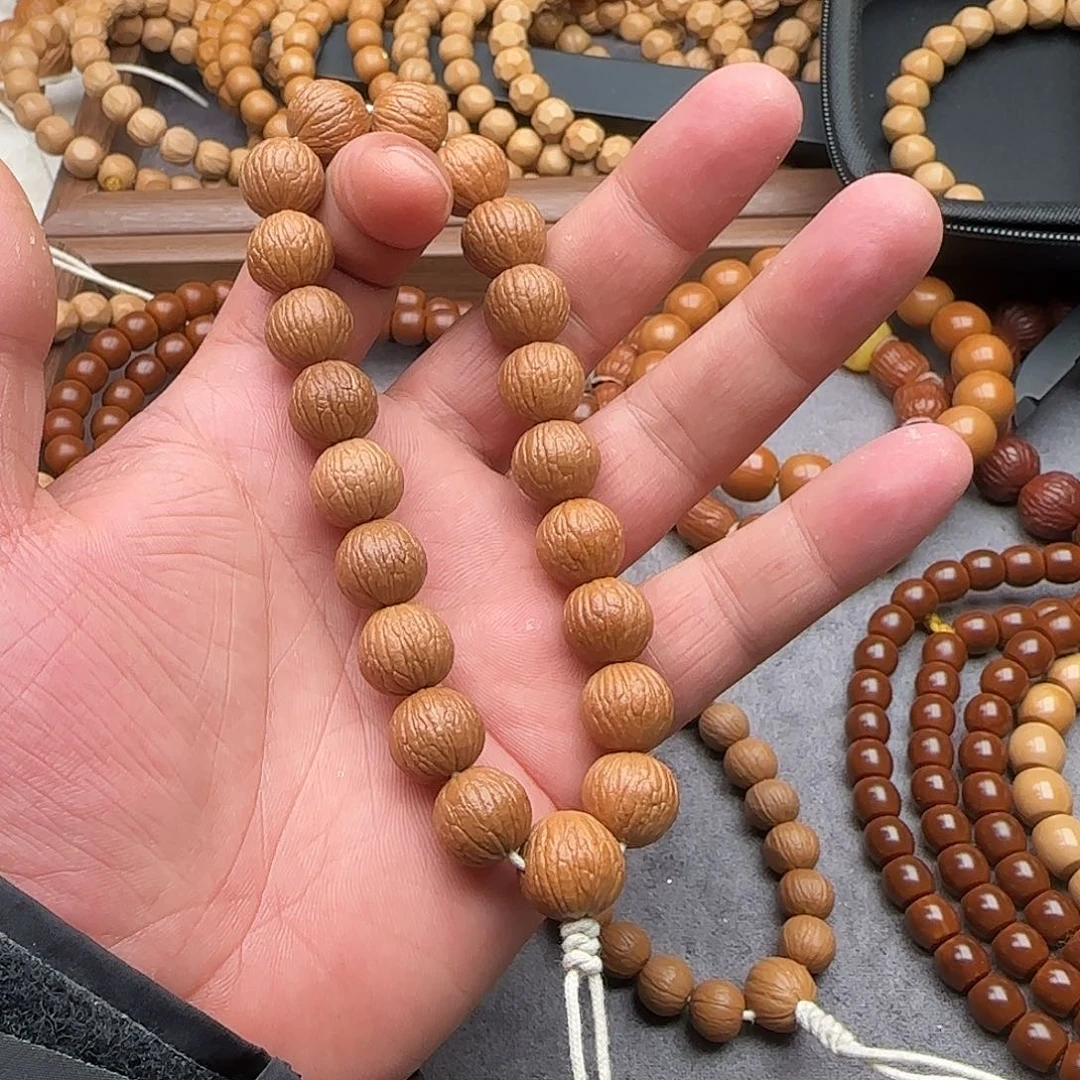 猴头核桃手串13同尺寸凤羽