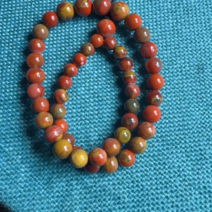 南红玛瑙合金手链