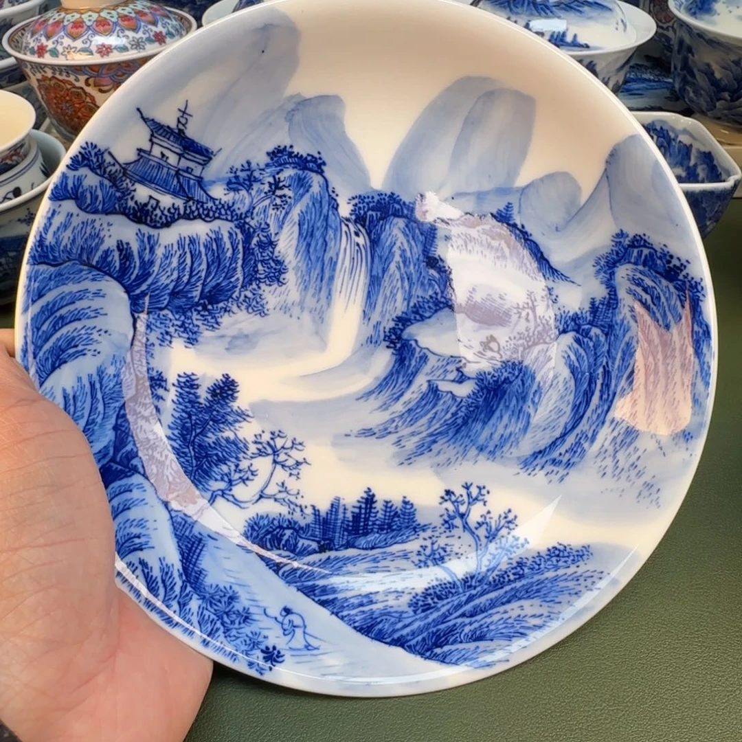 纯手工纯手绘茶具石头32