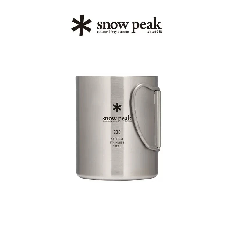 snowpeak雪峰露营双层保温保冷隔热不锈钢杯真空马克杯MG-213/214