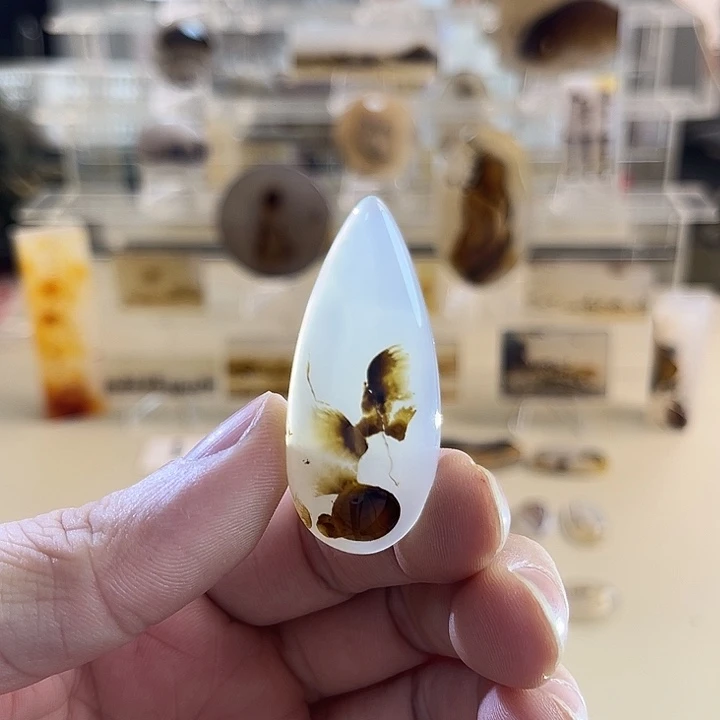 玛瑙/玉髓未镶嵌吊坠(不含链)