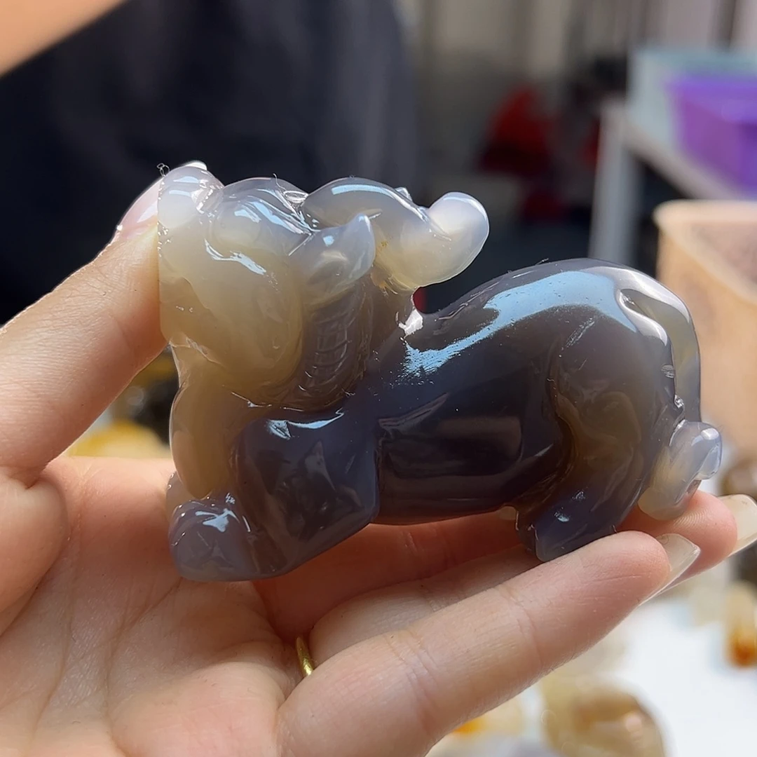玛瑙/玉髓未镶嵌吊坠(不含链)