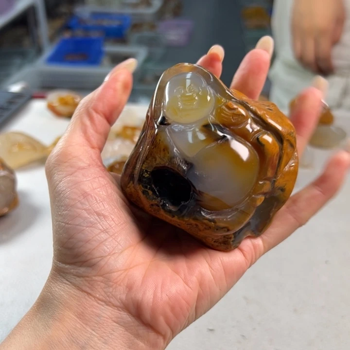 玛瑙/玉髓吊坠(不含链)未镶嵌