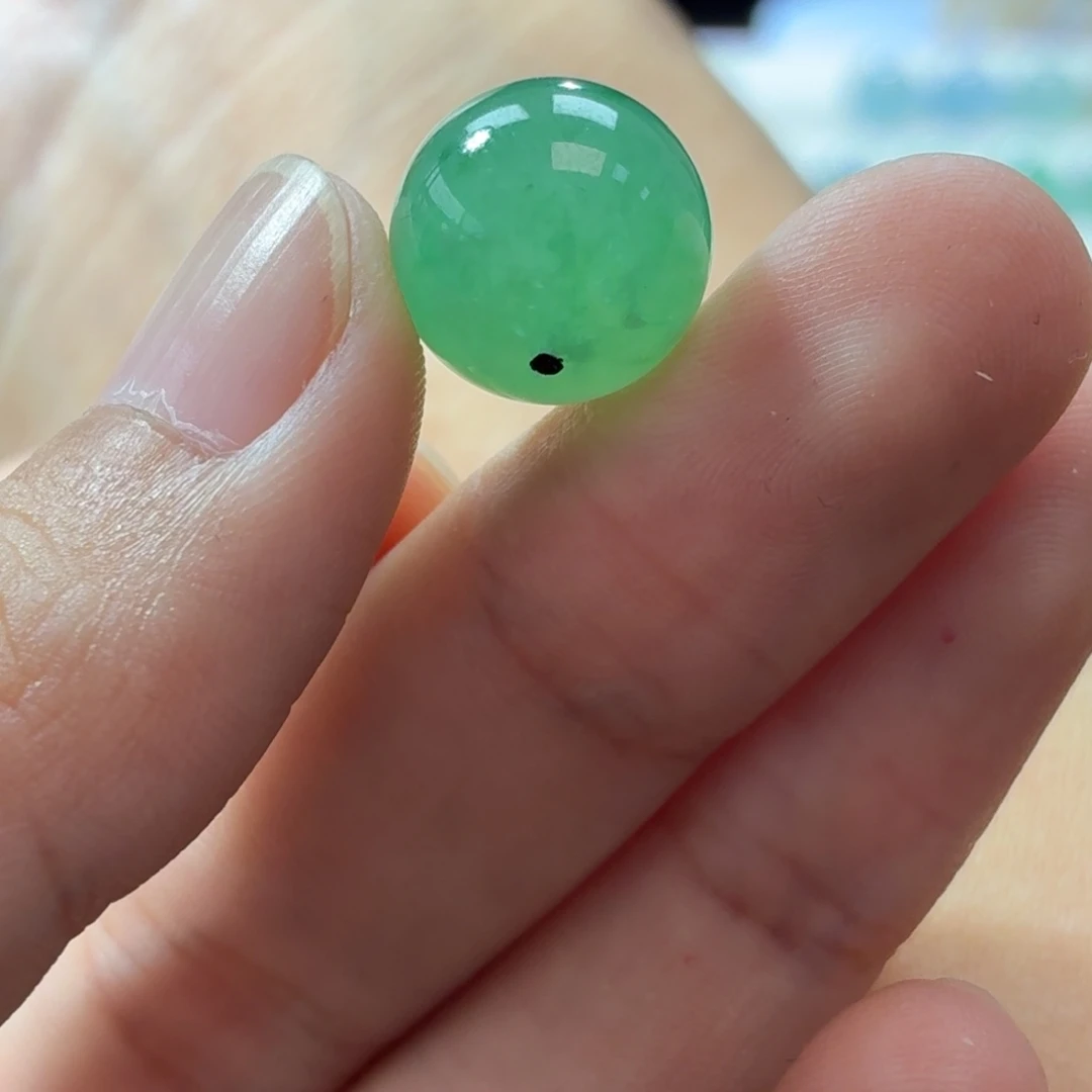 ****辛定制翡翠未镶嵌买断发货有纹有棉