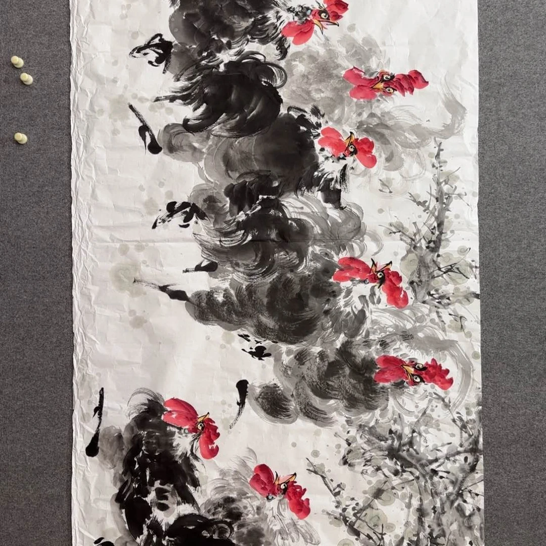 国画娄鹏老师手绘作品