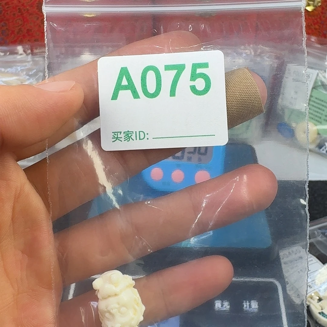 狂***娶银S925天然猛犸象牙雕刻品