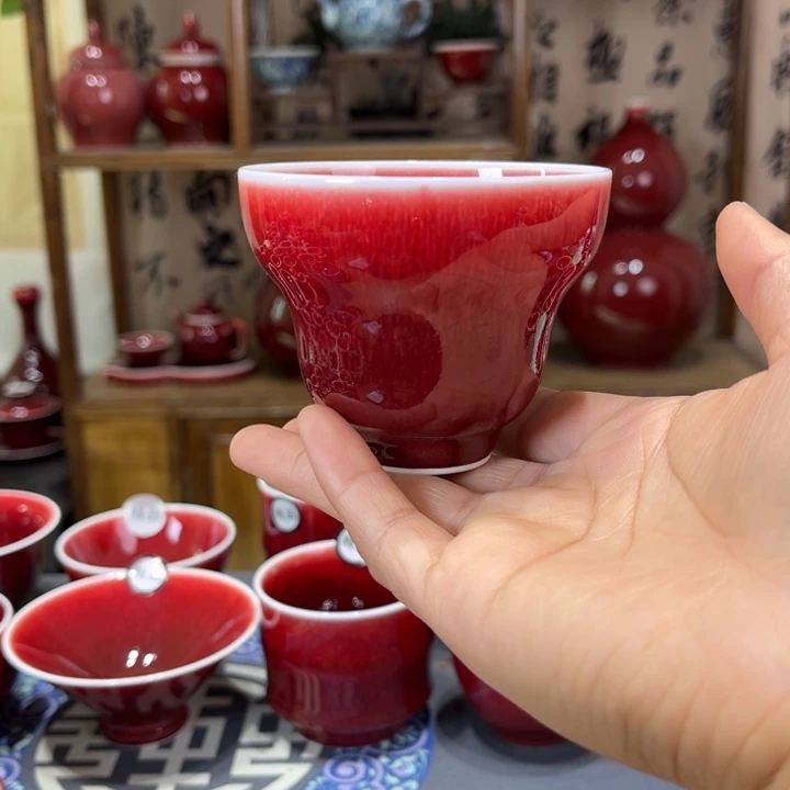 景德镇陶瓷浅行窑葫芦杯福利