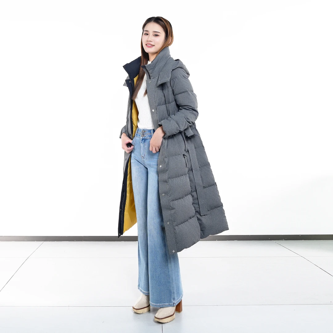 姚领YAOLY长款羽绒服冬季884M41459