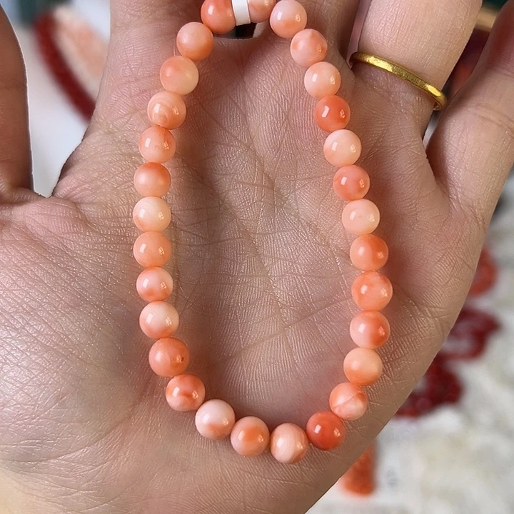 银6+mm 孩儿面momo手串