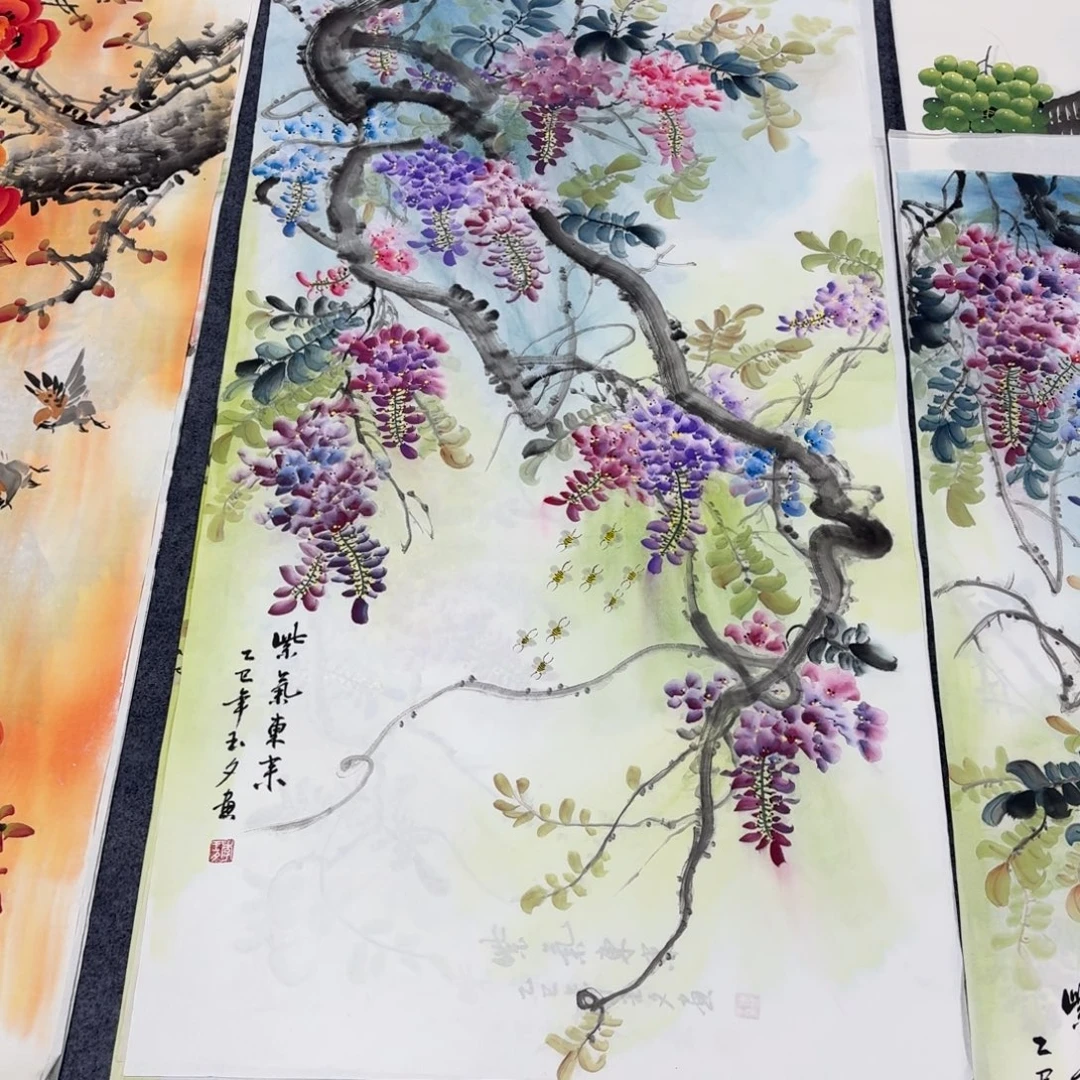 国画140×70画画画画