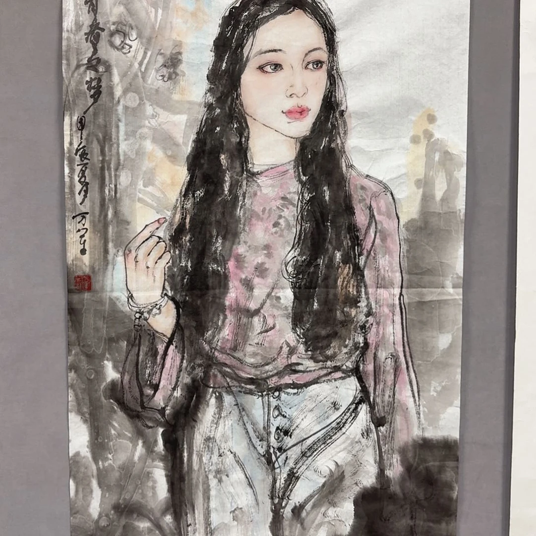 国画亲笔手绘放心去藏