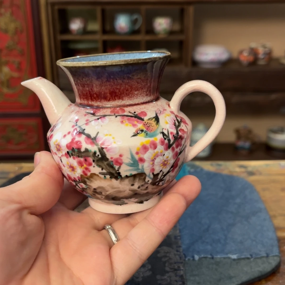 柴烧手工手绘陶瓷