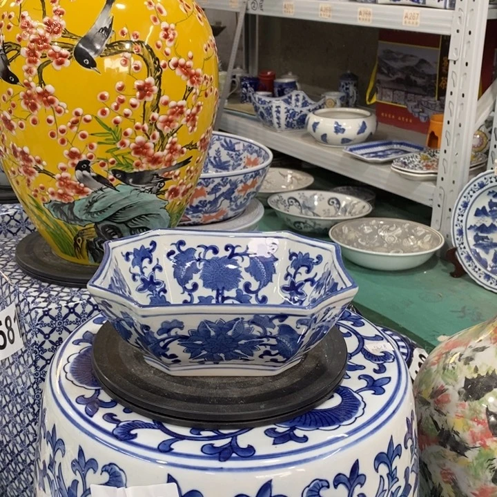 摆件手绘陶瓷水果果盘