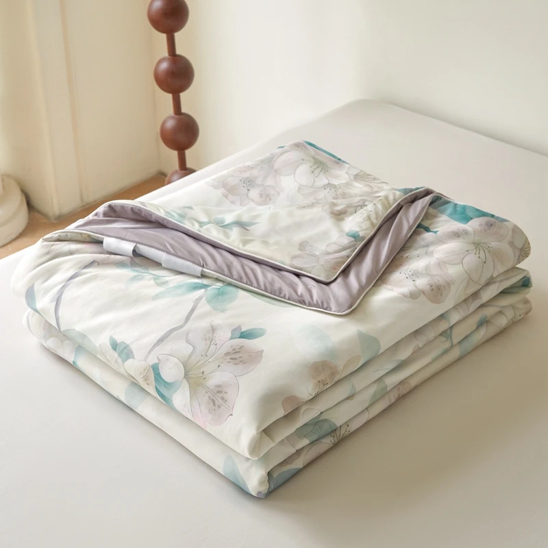 冰丝夏凉被A类单人空调被子夏季可机洗薄丝滑裸睡2025新款可机洗