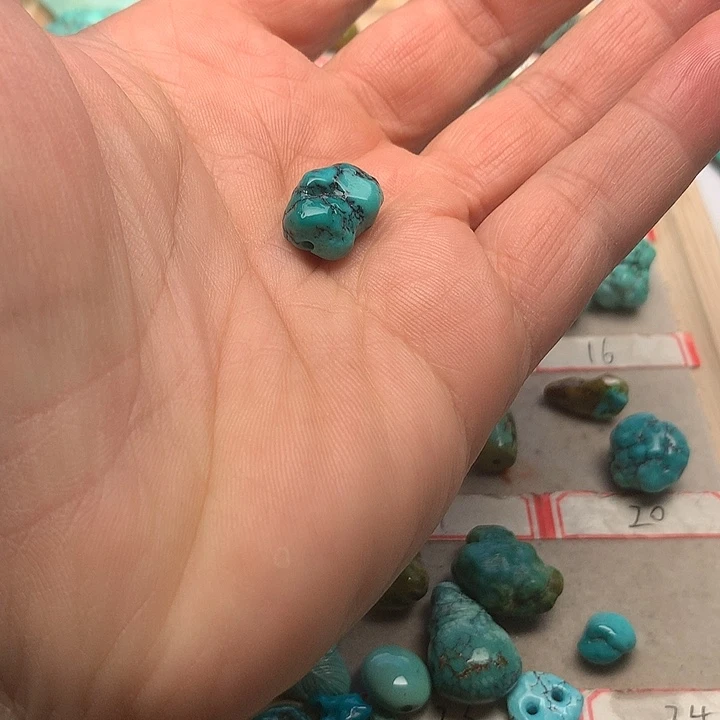 绿松石未镶嵌吊坠(不含链)