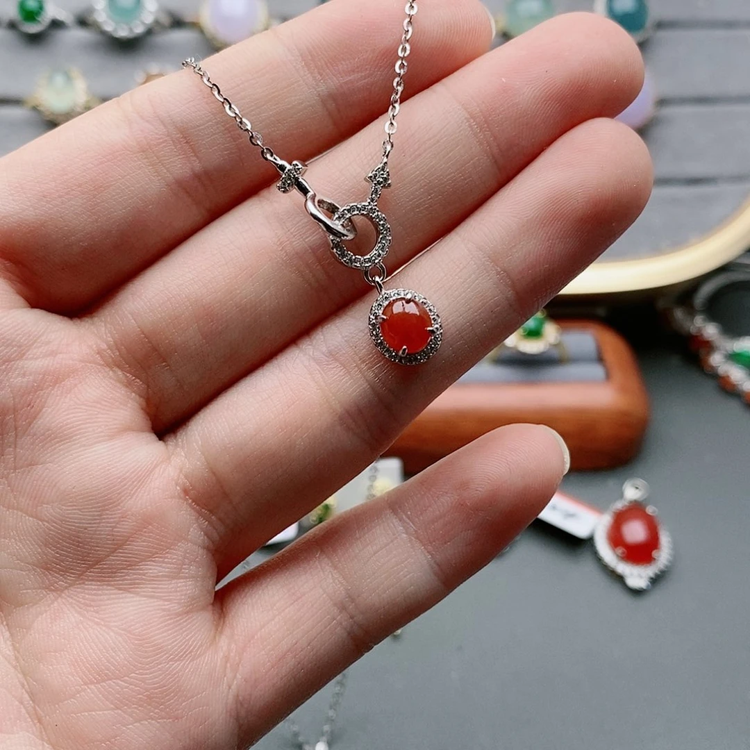 翡翠戒指银S925镶嵌1111111111