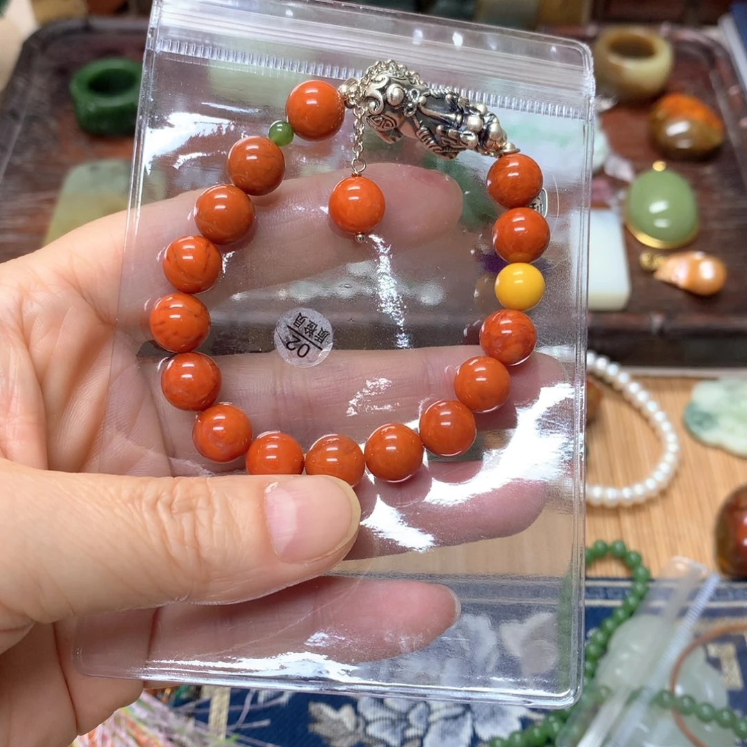 南红玛瑙手链未镶嵌君*儿