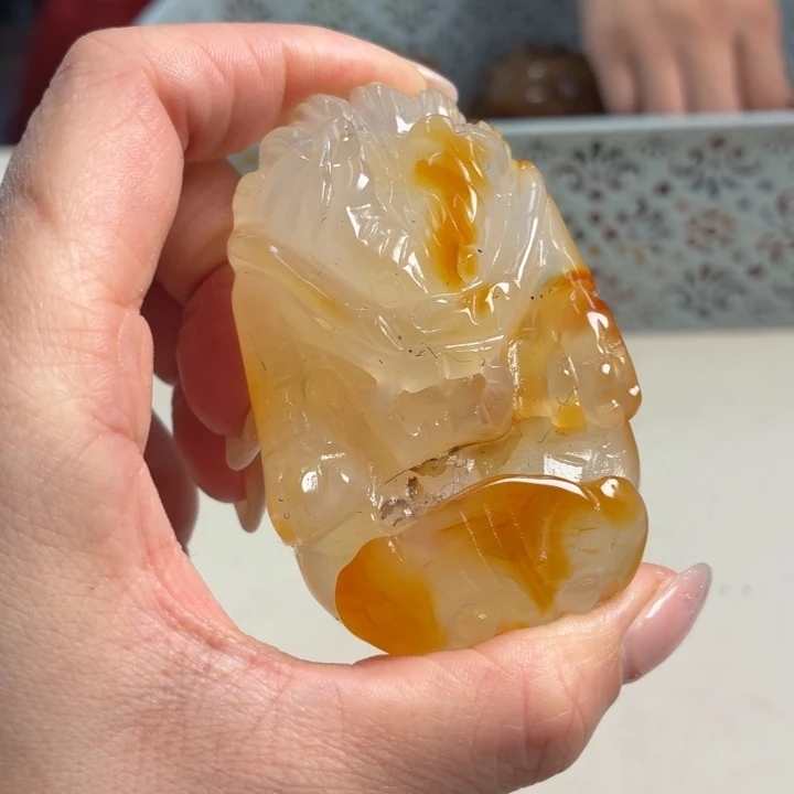 玛瑙/玉髓未镶嵌吊坠(不含链)
