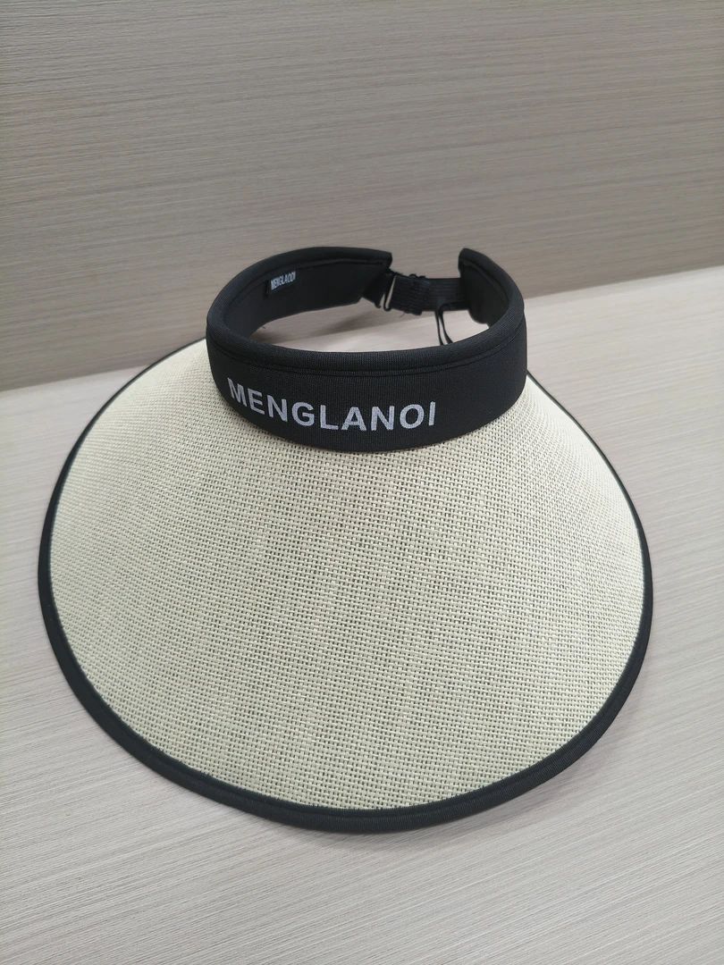 夏季防晒空顶帽女大檐遮阳草帽户外骑车防紫外线太阳帽