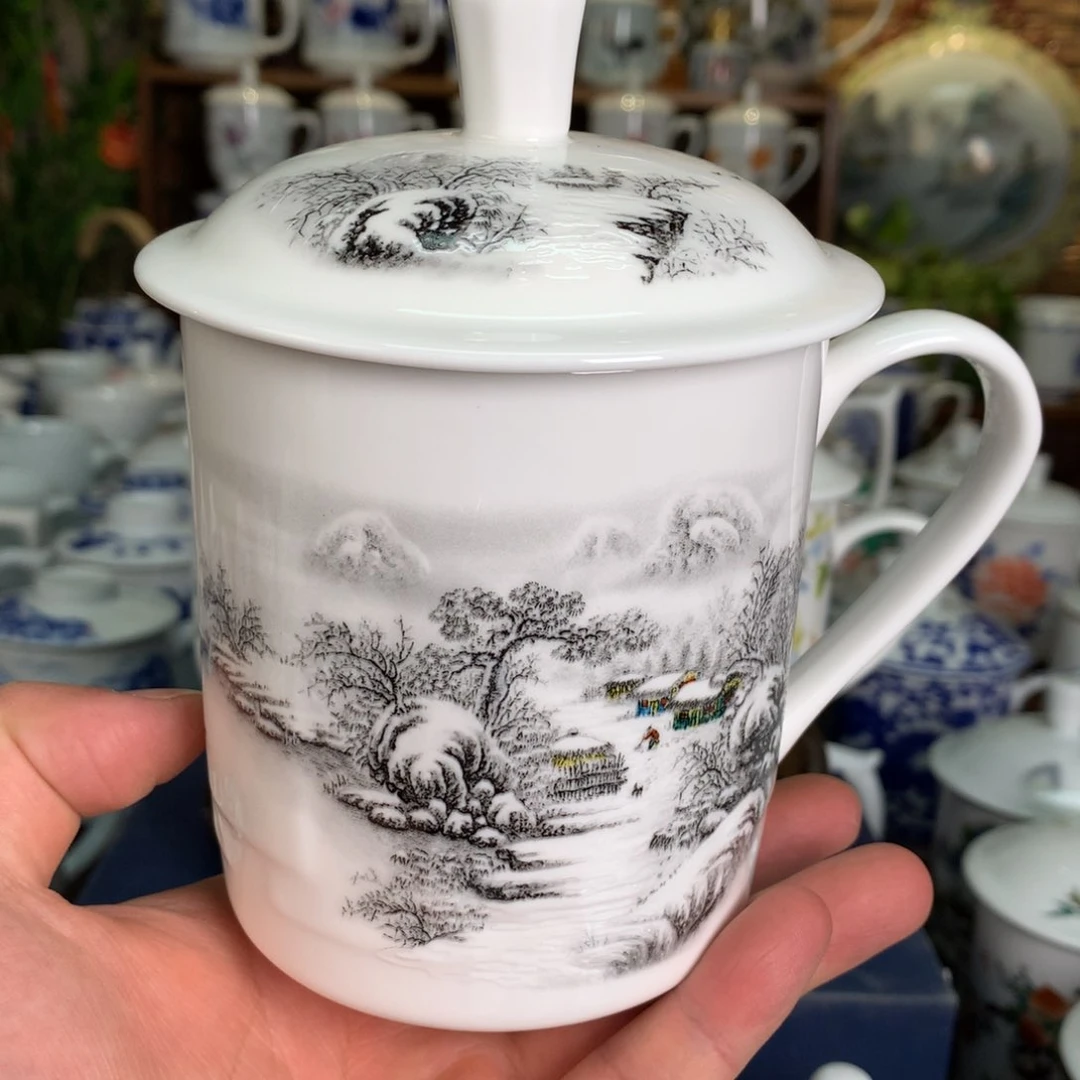 景德镇陶瓷高温办公杯