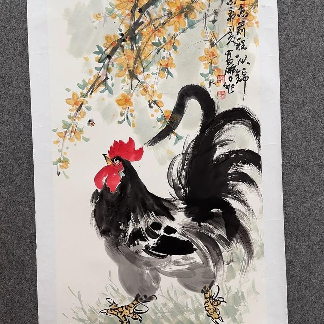 国画娄鹏老师手绘作品