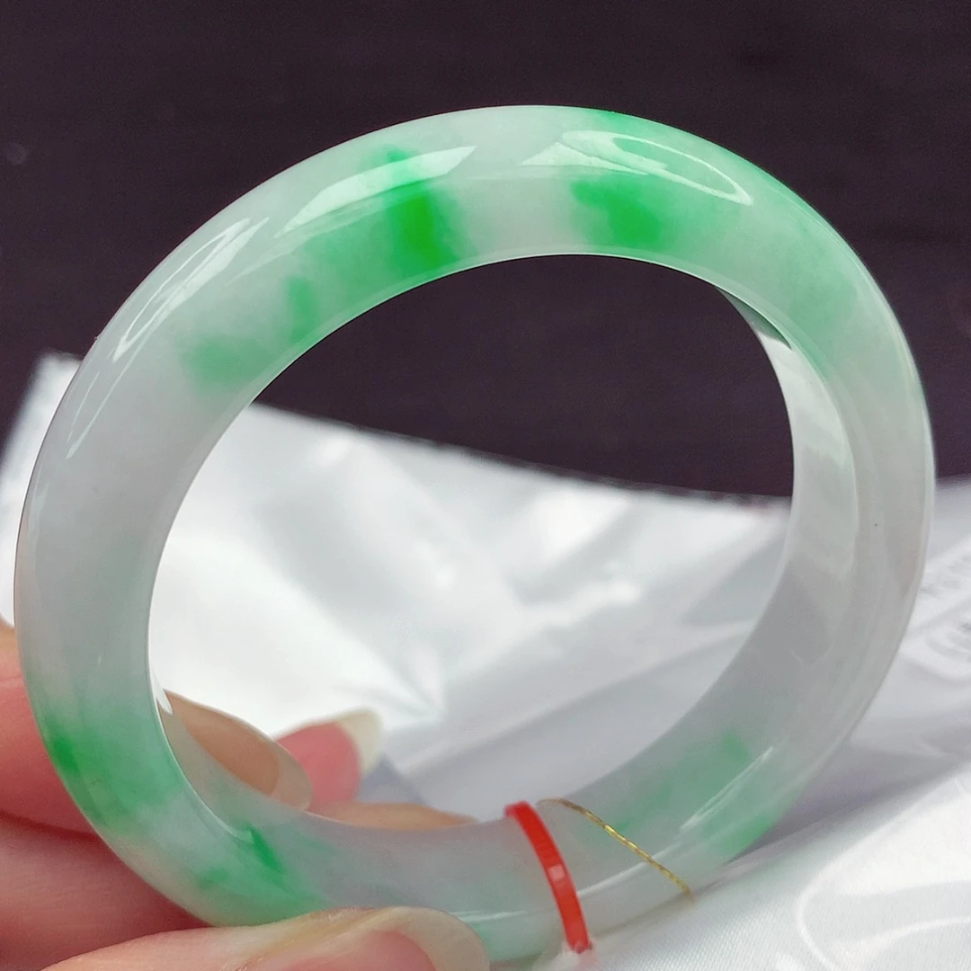 翡翠未镶嵌手镯5556圈899