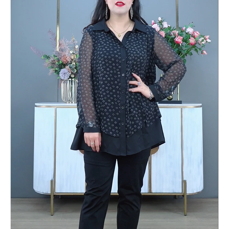 春秋妈妈装长袖上衣228960CX