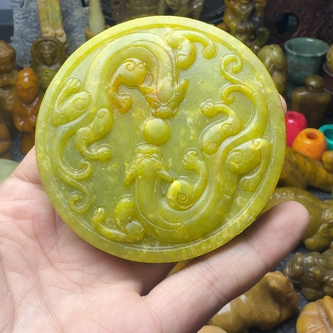 白玉菩提吊坠。。。
