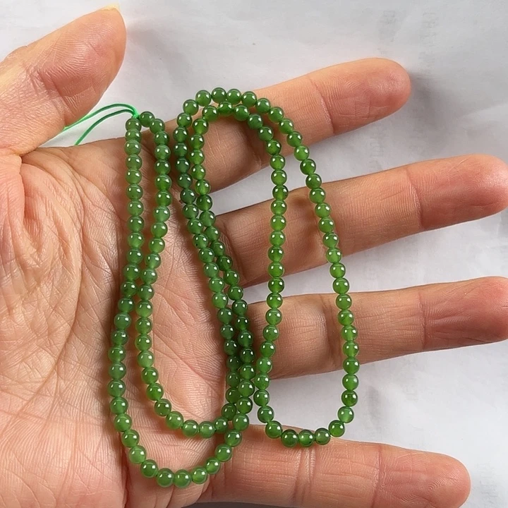 项链未镶嵌和田玉（碧玉）