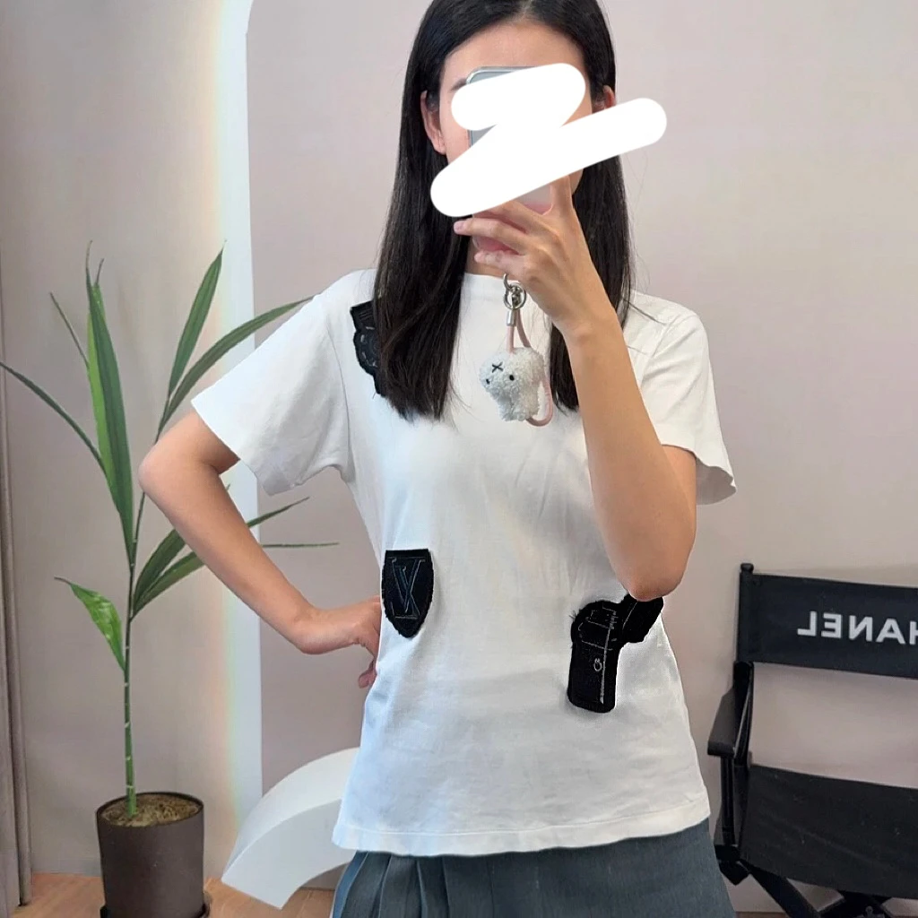 99新 LouisVuitton/路易威登 01339Louisvuittom休闲短袖T恤M码