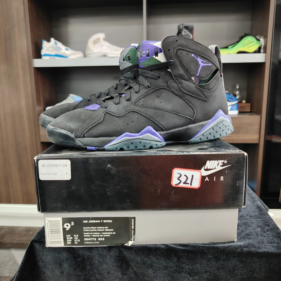 Nike AJ7黑紫雷阿伦 经典配色 43码 全新原盒 321号