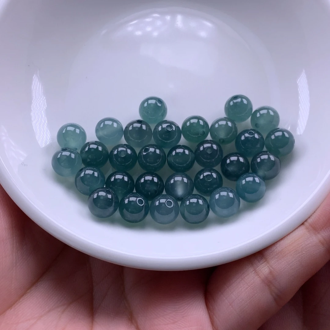 小***芳翡翠散珠天然翡翠A货散珠
