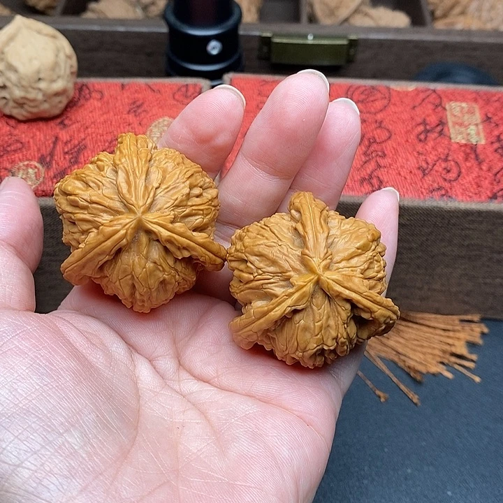 搓***巾把件文玩核桃白奔